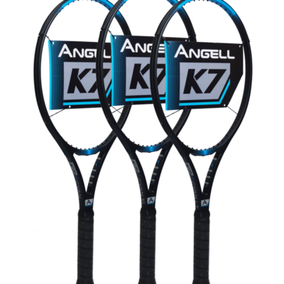 Cyan Blue Tennis Racket Angell Sport