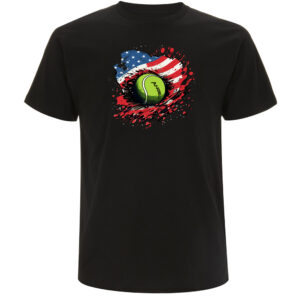 Angell Sport Flushing Black Tee, Smash the Stars T-shirt Image